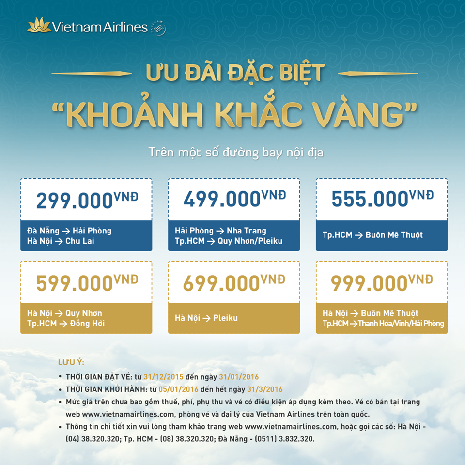 khuyen mai cua viet nam airlines